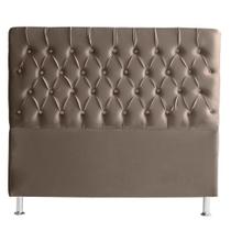Cabeceira De Cama Box Estrela Queen 160 cm Suede Botão Cristal Capuccino Do Lar Móveis e Decoração Cabeceira De Cama Box Estrela Queen 160 cm Suede Botão Cristal Capuccino Do Lar Móveis e Decoração