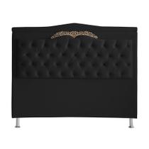 Cabeceira De Cama Box Helena Queen 160 cm Capitonê Retro Botão Encapados Suede Preto Eli Móveis Cabeceira De Cama Box Helena Queen 160 cm Capitonê Retro Botão Encapados Suede Preto Eli Móveis