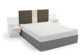 Cabeceira de cama box Kappesberg G290 79cm x 106cm Camurça branca Cabeceira de cama box Kappesberg G290 79cm x 106cm Camurça branca