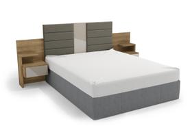 Cabeceira de cama box Kappesberg G290 79cm x 106cm Camurça freijó Cabeceira de cama box Kappesberg G290 79cm x 106cm Camurça freijó