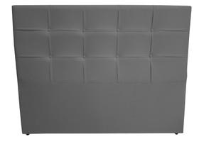 Cabeceira De Cama Box Luiza King 195cm X 106cm Suede Cinza Mz Decor