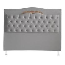 Cabeceira De Cama Box Madri Casal Queen 160 cm Suede Prata Do Lar Móveis e Decoração Cabeceira De Cama Box Madri Casal Queen 160 cm Suede Prata Do Lar Móveis e Decoração