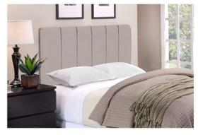 Cabeceira de Cama Box Milão Casal 1,40 Suede Nude - Comprar Moveis Em Casa