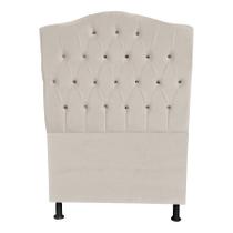 Cabeceira De Cama Box Princesa Solteiro 90 cm Botão Strass Suede Porcelana Do Lar Móveis Cabeceira De Cama Box Princesa Solteiro 90 cm Botão Strass Suede Porcelana Do Lar Móveis