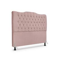 Cabeceira de Cama Box Queen 160cm Dunas - Veludo Rose