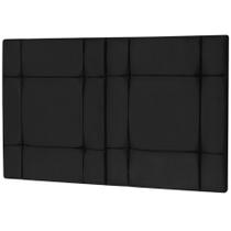 Cabeceira De Cama Box Queen 160Cm Estofada Ellegancy - Preto