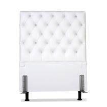 Cabeceira de Cama Box Solteiro 100 cm larg. Versalite Larhome Branco.