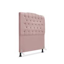 Cabeceira de Cama Box Solteiro 90 cm Dunas - Veludo Rose Cabeceira de Cama Box Solteiro 90 cm Dunas - Veludo Rose