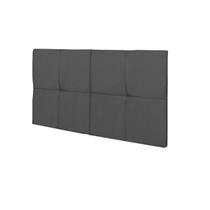 Cabeceira de Cama Box Solteiro 90 cm MÉXICO Estofada - Cinza Suede Cabeceira de Cama Box Solteiro 90 cm MÉXICO Estofada - Cinza Suede