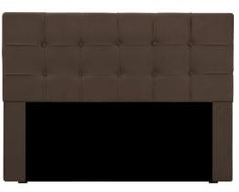 Cabeceira De Cama Box Solteiro Tóquio 90 cm Suede marrom