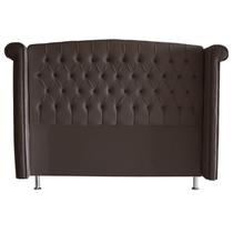 Cabeceira de Cama Box Toquio Casal Queen 160 cm Suede Rosê Eli Móveis e Decoração