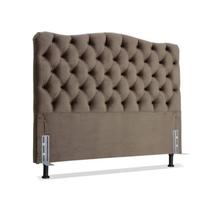 Cabeceira de Cama Box Viúva 128cm Dunas Marrom