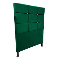 Cabeceira de Cama Box Viúva + Frame 130cm Estofada Lari Ct