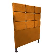 Cabeceira de Cama Box Viúva + Frame 130cm Estofada Lari Ct