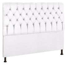 Cabeceira de Cama Casal Box Queen Estofada com Strass 1.60 Cm Bia Quarto Nanda Decor