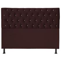 Cabeceira de Cama de Casal Pérola 138 Cm Para Cama Box Suede Diversas Cores