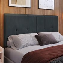 Cabeceira de Cama DUBAI 1.40 BOX Casal Detalhes em Capitonê - Cores