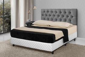 CABECEIRA DE CAMA EM CAPITONÊ CINZA 1,60cm CABECEIRA DE CAMA EM CAPITONÊ CINZA 1,60cm