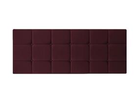 Cabeceira de Cama Estofada / Almofadada Cama Box Queen 1,60 x 55 Painel Calipha / Bia Vinho