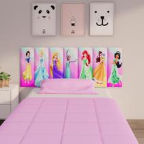 Cabeceira de Cama Estofada Modular Auto Colante Infantil