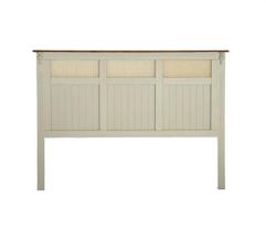 Cabeceira de Cama King Size de Madeira com Rattan Veneza - 6013-C