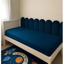 Cabeceira de Cama Modulada 60x20cm Formato Nuvem