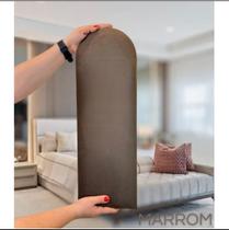 Cabeceira de Cama Modulada em L-15 placas Formato Nuvem 60x20cm