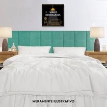 Cabeceira de Cama para Casal - Kit 7 Cabeceiras Estofada Modular Cama Box Casal Padrão, Queen e King