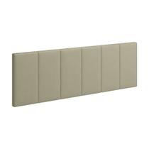 Cabeceira de Cama Queen 160 cm Painel Para Quarto Almofadada Tecido Suede