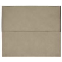 Cabeceira de Cama Queen Estofada 160cm Julia Suede Bege Claro