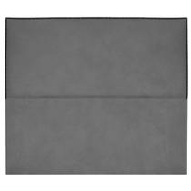 Cabeceira de Cama Queen Estofada 160cm Julia Suede Cinza Claro