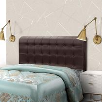 Cabeceira de Cama Simbal Queen Size para Box com Botões Estilo Clássico 120x158x17cm Dama New