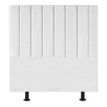 Cabeceira De Cama Solteiro Box 90 Cm Karla Carla Suede Branco Cabeceira De Cama Solteiro Box 90 Cm Karla Carla Suede Branco