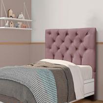 Cabeceira de Cama Solteiro para Box em Veludo 126x90x10cm Simbal Embaixatriz