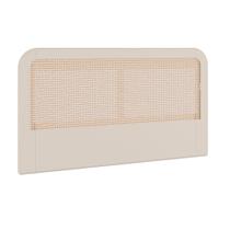 Cabeceira de Cama Veneza de Madeira com Rattan - 6026-C