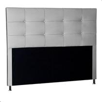 Cabeceira de Casal Cama Box 140cm Estofada Quarto Luxo Roma