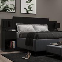 Cabeceira de Casal Sublime 2 Gavetas 2 Nichos Cabeceira de Casal Sublime 2 Gavetas 2 Nichos