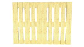 Cabeceira de Pallet para Cama Queen 160x120x4 cm - Design Moderno e Sustentável