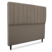 Cabeceira de quarto mavi 160cm em suede capuccino