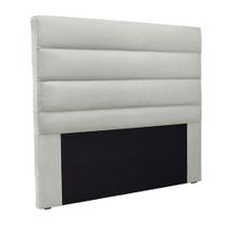 Cabeceira Decorativa 1,40M Guess Veludo Prata G63 - Gran Belo