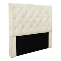 Cabeceira Decorativa Casal 1,40M Tàzio Linho Natural G63 - Gran Belo