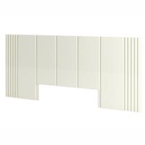 Cabeceira Decorativa Casal com detalhes ripados 100% MDF 3,00m TW185 Dalla Costa