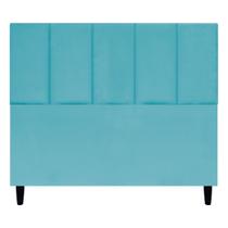Cabeceira Decorativa Classic Para Cama de Casal 140 cm Suede Cores