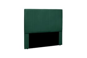 Cabeceira Decorativa Kátia Casal 195cm Veludo Verde - Mozzelar