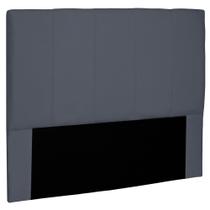 Cabeceira Decorativa King Size 1,95M Erza Suede Cinza G63 - Gran Belo