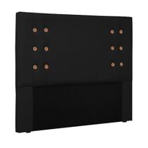 Cabeceira Decorativa King Size 1,95M Kors PU Preto G63 - Gran Belo Cabeceira Decorativa King Size 1,95M Kors PU Preto G63 - Gran Belo