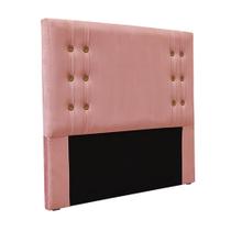 Cabeceira Decorativa King Size 1,95M Kors Veludo Rosa G63 - Gran Belo