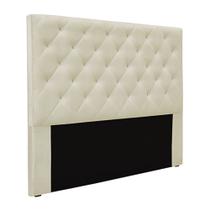 Cabeceira Decorativa King Size 1,95M Tàzio Veludo Bege G63 - Gran Belo