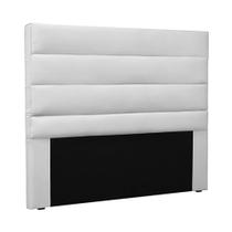 Cabeceira Decorativa Queen Size 1,60M Guess PU Branco G63 - Gran Belo Cabeceira Decorativa Queen Size 1,60M Guess PU Branco G63 - Gran Belo