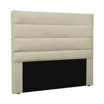 Cabeceira Decorativa Queen Size 1,60M Guess PU Marfim G63 - Gran Belo Cabeceira Decorativa Queen Size 1,60M Guess PU Marfim G63 - Gran Belo